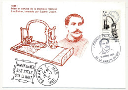 FRANCE => 83 La Valette Du Var - Carte Postale "Journée Du Timbre" 16 Mars 1985 - 2,10 + 0,50 Machine Daguin - Cartas & Documentos