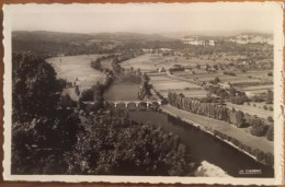 Cpsm 24 Dordogne, DOMME Vue De La Barre En Aval De Domme, éd La Cigogne - Domme