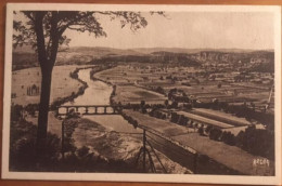 Cp 24 Dordogne, Domme Panorama Des Rochers De La Barre, éd ARGRA (les Arts Graphiques), Non écrite - Domme