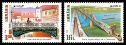 SALE!!! ROMANIA RUMANIA ROUMANIE RUMÄNIEN 2018 EUROPA CEPT Bridges 2 Stamps Set MNH ** - 2018