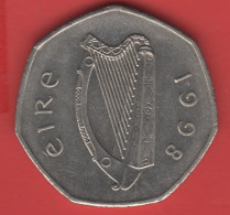 IRLANDA - IRELAND - EIRE - 1998 - 50 Pence - QFDC/aUNC - Come Da Foto - Ireland