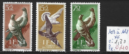 IFNI 109 à 11 ** Côte 1.30 € - Pigeons & Columbiformes