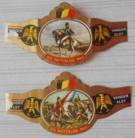 B17 Lot Bagues De Cigares  Mercator Vander Elst  Guerres Napoléoniennes  2 Pièces - Bagues De Cigares