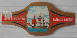 B71 Lot Bagues De Cigares  RJ  Rokende Jan  Série Bateaux Anciens  1 Pièce - Bagues De Cigares