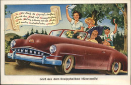 41310811 Bad Muenstereifel Kneippheilbad Kuenstlerkarte Familie Im Auto Komik Le - Bad Münstereifel