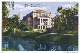 Riga Nacionalā Opera National-Oper Opera House - Colored Picture Postcard - Lettonie