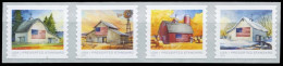 Etats-Unis / United States (Scott No.5687a - Fllags On Barns) [**] Strip - Ungebraucht