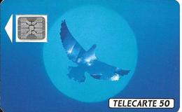 CARTE-PUBLIC-F134Aa-50U-SC4an-Trou 7-12/90--OISEAU BLEU-5 Imp 22426-UTILISE-TBE - 1990