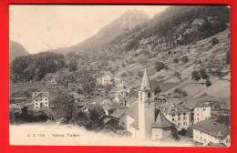 XZI-26  Salvan Eglise Et Vue Générale.   Jullien 1734  Circulé 1906 - Salvan