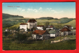 XZI-29  Attalens  Village Et Château. Guggenheim 14580  Circ. En 1919 Avec Timbre Patriotique. - Attalens