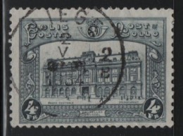 Belgium 1929-30 Used Sc Q177 4fr Central Post Office, Brussels Cancel - Gebraucht