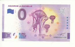 Billet Touristique 0 Euro - AQUARIUM LA ROCHELLE - UEBX - 2022-6 - N° 2159 - Autres & Non Classés