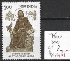 INDE 760 ** Côte 2 € - Unused Stamps