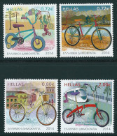 Greece 2014 The Bicycle - Ecological Transport Means Set MNH - Nuevos