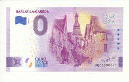 Billet Touristique 0 Euro - SARLAT-LA-CANÉDA- UECE - 2022-4 - N° 241 - Altri & Non Classificati