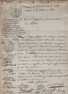 Comite De Surveillance Section De La Halle Au Bled - Ville De Paris - An 2 - Administration Des Postes - 1701-1800: Voorlopers XVIII