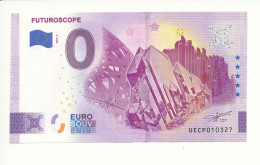 Billet Touristique 0 Euro - FUTUROSCOPE- UECP - 2022-7 - N° 10327 - Altri & Non Classificati