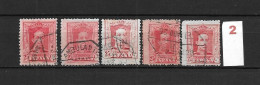 LOTE 2238 E  ///  ESPAÑA  AÑO 1922   EDIFIL Nº: 317  ALFONSO XIII TIPO VAQUER -  MATASELLOS  AMBULANTES - Used Stamps