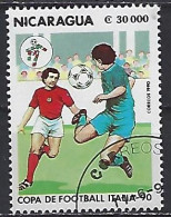 Nicaragua 1990  Football World Cup, Italy (o) Mi.2985 - Nicaragua
