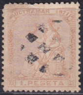 1871-141 CUBA ANTILLES SPAIN 1871 1pta USED.  - Voorfilatelie