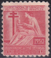 1950-292 CUBA REPUBLICA 1950 MNH SEMIPOSTAL.  - Nuovi