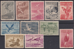 1956-482 CUBA REPUBLICA 1956 BIRD AVES PAJAROS ORIGINAL GUM.  - Nuevos