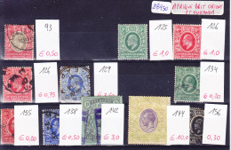 East Africa And Ouganda, Lot Obl Ou * MH,   (8B950) - Britisch-Ostafrika