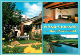 73732412 Burg Spreewald Pension Dossow Fremdenzimmer Wasserstrasse Kanufahren Bu - Burg (Spreewald)