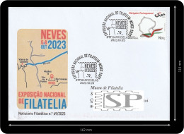 Portugal 2023 Carimbo Comemorativo Exposição Nacional De Filatelia Neves Barroselas Viana Do Castelo Philatelic - Poststempel (Marcophilie)