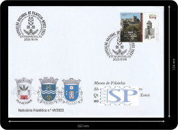 Portugal 2023 Carimbo Comemorativo Exposição Nacional De Filatelia Neves Barroselas Viana Do Castelo Mujães Vila Punhe - Postmark Collection