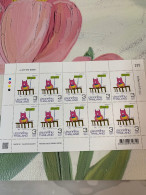 Thailand Stamp Sheet Zodiac 2015 Pig 10 Copies - Thailand