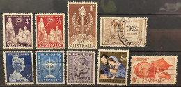 AUSTRALIA - LOT - 9 STAMPS - Gebruikt