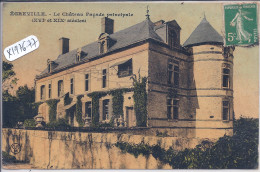 EGREVILLE- LE CHATEAU- FACADE PRINCIPALE- COLORISE - Autres & Non Classés