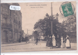 CHALONS-SUR-MARNE- AVENUE DE LA GARE - Châlons-sur-Marne