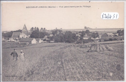 SOUDE-SAINTE-CROIX- VUE PANORAMIQUE DU VILLAGE- LA PAILLE APRES LES MOISSONS - Andere & Zonder Classificatie