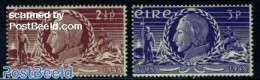 Ireland 1948 Insurrection Of 1748 2v, Unused (hinged), Transport - Ships And Boats - Unused Stamps