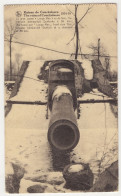 Ruines De Couckelaere 1914-15 - Le Gros Canon 'Lange Max' Vu Du Face. Heavy Gun, Bombarded Dunkirk - (Belgique/België) - Koekelare