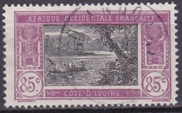 CF-CI-03CB – FRENCH COLONIES – IVORY COAST – 1926 – EBRIE LAGOON – SG # 74 USED 11 € - Used Stamps