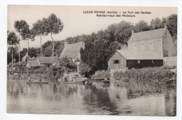 72 SARTHE - LUCHE PRINGE Le Port Des Roches, Rendez-vous Des Pêcheurs - Luche Pringe