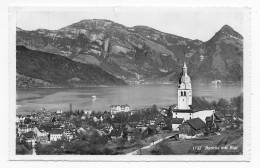 Heimat Niedwalden: Ansicht Von BUOCHS Mit Rigi Um1957 - Buochs