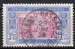 CF-CI-06D – FRENCH COLONIES – IVORY COAST – 1934 – EBRIE LAGOON – SG # 78 USED 16,25 € - Used Stamps