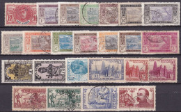 CF-CI-09 – FRENCH COLONIES – IVORY COAST – 1906-37– SG # 26-161 USED - CV 36,50 € - Used Stamps