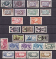 CF-CI-10C – FRENCH COLONIES – IVORY COAST – 1906-40 – UNUSED LOT - SG # 22-176 UNUSED 68 € - Oblitérés