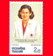 Nuovo - MNH - TAILANDIA - THAILAND - 1991 - Croce Rossa - Principessa Maha - 2 - Thailand