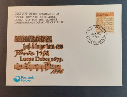 Faroe Island FDC 1981 - Färöer Inseln