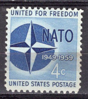 H1359 - ETATS UNIS UNITED STATES Yv N°666 ** NATO OTAN - Ungebraucht