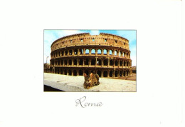 ROMA - IL COLOSSEO CON UN GATTO IN PRIMO PIANO - NON VIAGGIATA - Colosseo