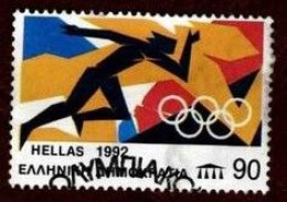 Grèce 1992 - Les Jeux Olympiques - Gebruikt