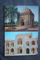 2 PCs Lot - BUKHARA. Mosquée . Old USSR PC 1980 Stationery - ISLAM, Mausoleum - Islam