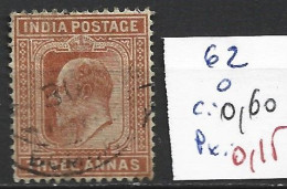 INDE ANGLAISE 62 Oblitéré Côte 0.60 € - 1902-11 Koning Edward VII